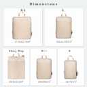 BAGAIL 6 Set Ultralight Compression Packing Cubes Packing Organizer for Travel Accessories Luggage Suitcase Backpack