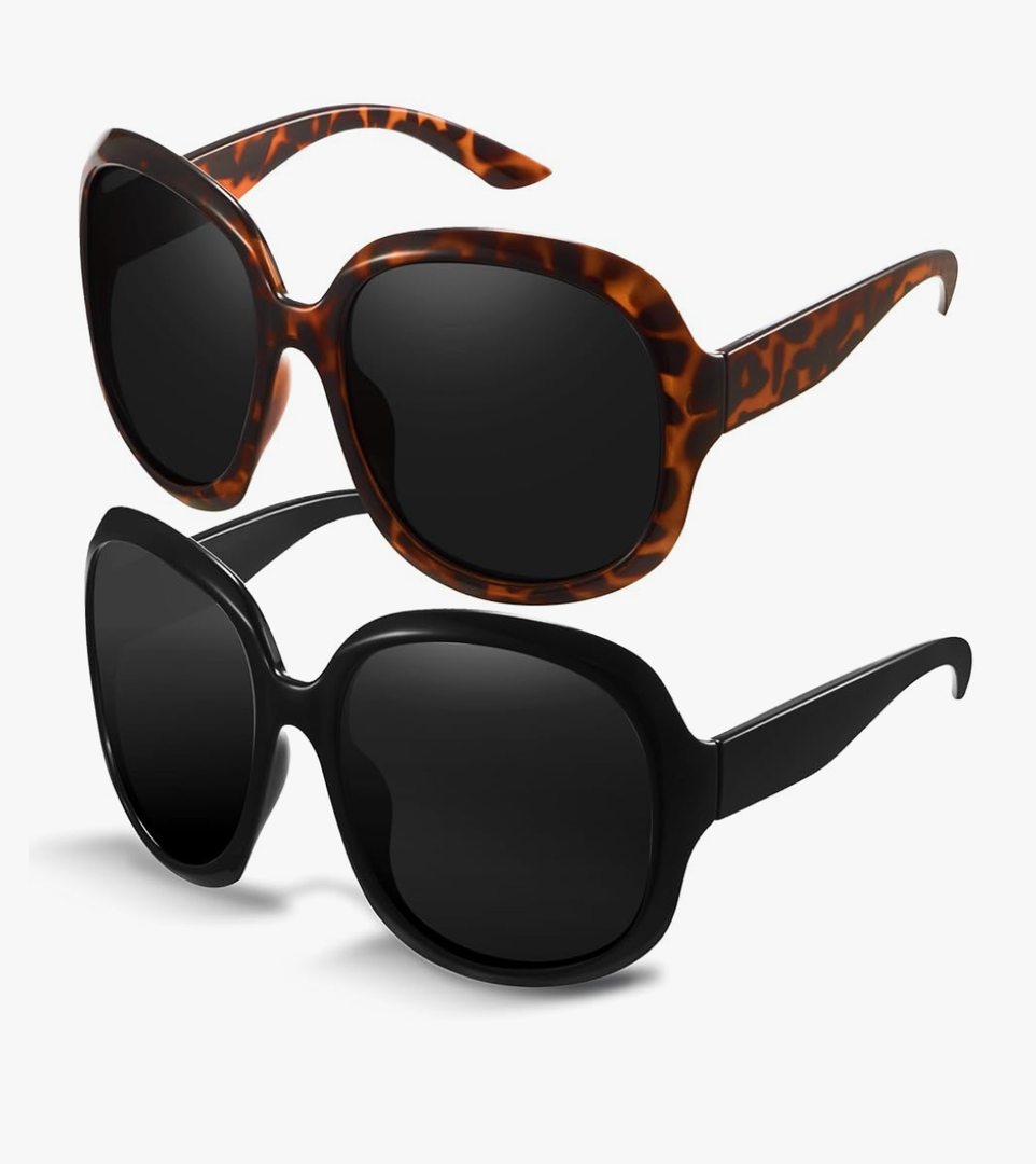 miyya Bug Eye Oversized Polarized Sunglasses Womens, Trendy Retro Sun Glasses for Women 2025, Oversized UV Protection Shades