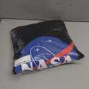 Popfunk Classic NASA Circle Logo Men's Hoodie with Front and Back Print (Black, XL)