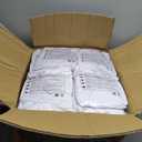 Babenest 100PCS Spandex Folding Chair Covers, Upgraded Universal Stretch Washable Fitted Chair Slipcovers Protector for Wedding, Holidays, Banquet, Party, Celebration (White)