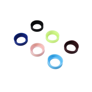 Ciieeo 10pcs Silicone - Cup Non- Insulation Mat for Drinks Random Color for Protecting Tables from Scratches and