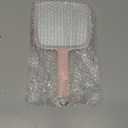 Famihomii Lighted Handheld Mirror, Handheld Mirror with 3 Light Color, Led Hand Mirror for Women, Makeup Mirror with Handle Hole Hanging Portable Travel Vanity for Girls, Battery Operated, Gifts (Pink)