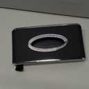 Oktree Leather Car Tissue Box for Car Interior, Multi-Function Tissue Holder with Visor Clip, Armrest & Back Seat Napkin Organizer, Vehicle Tissue Dispenser Accessories (Black Hanging)