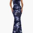 EYNMIN Women's Sleeveless Bodycon Corset Maxi Dress Spaghetti Strap Ruched Elegant Evening Wedding Guest Long Formal Dresses L