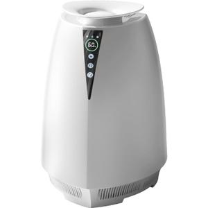 Humidifiers for Bedroom Large Room, 5L No Mist Humidifier for Baby Plants Quiet Top-Fill Air Purifiers Air Cleaner, Tap Water Use, Last 12-Hour, Remote & LED Touch Control