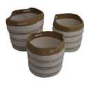 Storage Baskets for Organizing, Set of 3