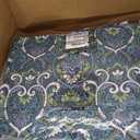 Arden Outdoor Deep Seat Cushion Set, 24 in x 24 in, Weather-Proof, Rain-Proof, Fade Resistant Patio Cushion for Chair, Sofa, and Couch Sapphire Aurora Blue Damask (1 Pack)