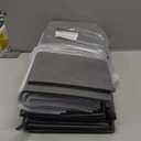 China Storage Containers Hard Shell Inside 13" W x 8" H, Charger Plate Storage Containers for Dishes, Dinnerware with 24 Felt Dividers, Hold 24 Plates, Stackable (2 Pack Grey)