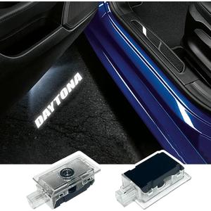 Never Fade Door Light Led Logo for Dodge Charger Daytona Hellcat Projector Ghost Shadow Puddle Courtesy Step Lights (WHITE)