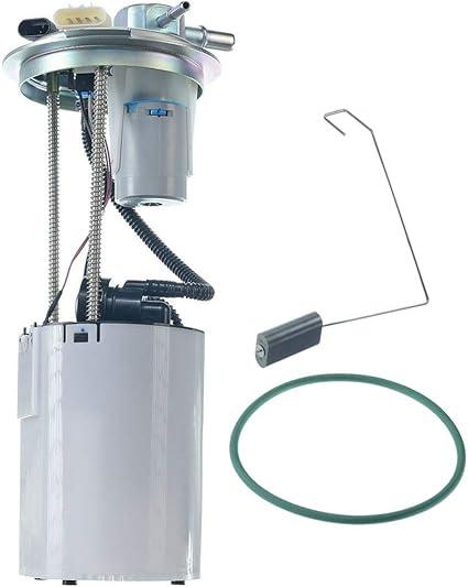 YHTAUTO Fuel Pump Compatible with Chevrolet Silverado 1500 2500 HD Classic GMC Sierra 1500 2500 Classic (w/ 2 Connectors & 3 Tube Ports), Electric Fuel Pump Assembly with Pressure Sensor Sending Unit