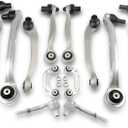12pcs Front Side Control Arm Ball Joint Tie Rod Sway Bar Kit for Audi A6 2006-2010, for Audi A6 Quattro 2005-2011, for Audi S6 2007-2010