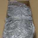 Rustproof Shower Corner Caddy Shelf for Bathroom Tension Pole Organizer with 4 Baskets for Bathtub Shampoo Storage from 23.6 to 114.5 Inch with Towel Bar (Silver)