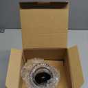 2 Pieces Chamber Lamp, 12 Inch Clear Vintage Glass Lantern for Indoor Use, Classic Decorative Lamps with Handle for Dinning Room, Home Decor, Wedding Party, Halloween