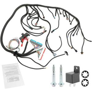 Standalone Wiring Harness, 4L60E DBC, Red/Blue PCM, Compatible with 1997-2006 GM LS1 Vortec Engine 4.8 5.3 6.0 L, LS Swap Engine Harness, Stand alone Wire Harness, Drive by Cable Throttle Body Standalone Wiring Harness, 4L60E DBC, Red/Blue PCM, Compatible with 1997-2006 GM LS1 Vortec Engine 4.8 5.3 6.0 L, LS Swap Engine Harness, Stand alone Wire Harness, Drive by Cable Throttle Body