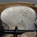 Shintenchi Bar Stools Set of 2 Modern Swivel Bar Chairs, Counter Height Faux Leather Metal Barstools, Upholstered Island Chairs with Back and Footrest, Beige