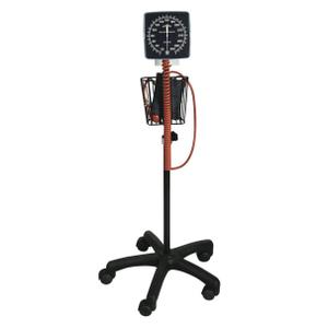Medline Mobile Aneroid Blood Pressure Monitor, Stand Included, Precise, Portable, and User-Friendly BP Cuff with Clear Gauge, Adult Size