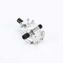 RCAWD Front Diff Set Aluminum Diff Case and Steel Differential Gear and Outdrive for 1-10 Losi Baja Rey Rock Rey Upgrade Parts (Silver)