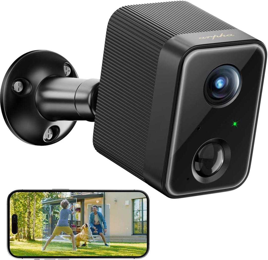 Wireless Outdoor Security Camera K03, 1080p Indoor and Outdoor Cameras for Home Security, 2.4g WiFi Camera with IP66 Waterproof, 2 Way Talk, Night Vision, PIR Human Detection, Cloud Storage