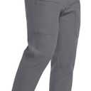 ONLYSTORY Mens Cargo Pants Comfy Work Casual Pant Relaxed Fit Stretchy Drawstring Pants with Pockets (L)
