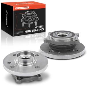 A-Premium 2 x Front Wheel Bearing and Hub Assembly Compatible with Mini Cooper 2007-2015