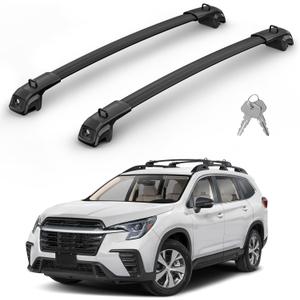 330Lbs Roof Rack Cross Bars Compatible with Subaru Ascent 2019-2026, Heavy Duty Aluminum Roof Rails Top-Mount Crossbars Rooftop Luggage Racks Cargo Carrier
