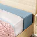 Bed Gap Filler, Mattress Extender for Full/Twin/Queen/Cal King/King Bed, Headboard Pillow Between Headboard and Mattress or Wall, High-Density Sponge with Removable Cover(Grey Blue78"x4"x12")