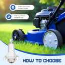 587819701 187292 192870 Lawn Mower 42" 46" 48" 54" Mower Deck Spindle 532187292 Fit for Husqvarna Lawn Mower Parts yth22v46 yth24v48 532187281 567253301