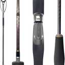 Fishing Rod, Aglirino Spinning Rod, High Modulus 24T+30T x45 Cross-Weave Carbon Fiber, LTS Ring Guides Ultralight Fishing Pole, Ideal for Trout, Bass and Panfish Fishing in Saltwater and Freshwater