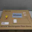 Unicook Large Pizza Stone for Oven and Grill, Heavy Duty Baking Stone for Bread, Thermal Shock Resistant Cordierite Pizza Pan, 16 x 14 Inch Rectangular