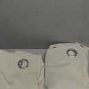 NICETOWN Long Curtains for Windows, Eyelet Top Room Darkening Panels/Drapes for Living Room (Beige, 2 Panels, W42 x L84 inches)