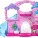 Fisher-Price Little People Toddler Toy Disney Princess Play & Go Castle Portable Playset for Pretend Play Kids Ages 18+ Months