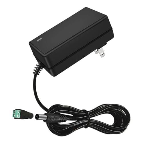 DC 12V 4A Power Supply 48w ac Adapter 100-240v 50-60hz to 12 Volts 4A 3Amp 2A Transformer, dc 12V Power Adapter Cord, 5.5mm x 2.5mm 2.1mm Plug for dc12v LED Strip Light