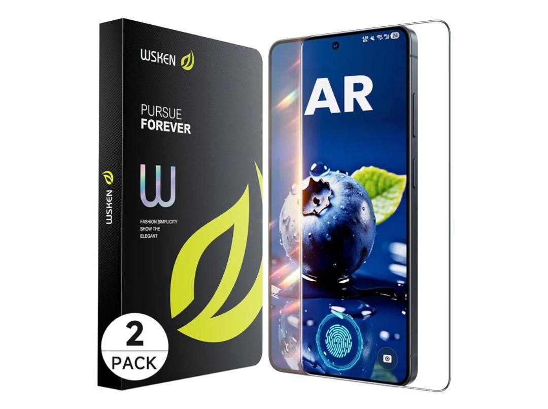 WSKEN for Samsung Galaxy S26 Ultra Screen Protector - AR Original Visual, Fingerprint Unlock [100% Anti Reflection] Shatterproof Anti Glare 9H+ Tempered Glass S26 Ultra Screen Protector, 2 PCS