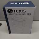 Sitlais Electric Heated Lunch Box for Men - 3 Liters Double Layer Portable Food Warmer for Car Truck 90 W Self Heating Lunch Box for Adults Food Heater for Work Travel Camping lonchera, Dark Grey