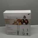 T3 Featherweight StyleMax Professional Ionic Hair Dryer with Custom Heat Automation & 4 Attachments,Fast Drying,Lightweight with 5 Heat & 3 Speed Settings,2 Concentrators,Diffuser & Smoothing Comb (1" Clip Iron, White)