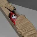 American Greetings Nightmare Before Christmas Christmas Wrapping Paper Rolls, Black and Red Holiday Gift Wrap (105 sq. ft., 3 Rolls-30 in. x 14 ft., Cut Lines) Jack Skellington, Oogie Boogie, Cosmo