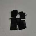 Frienda 10 Pcs Small Mesh Bags with Zipper Mini Zipper Mesh Bags Nylon Cosmetic Coin Purse Pouches Portable Reusable Storage Pouch with Keychain for Women Home Travel(3 x 4 Inch,Black)