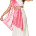 Girl's Roman Empress Costume, Ivory, Large