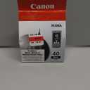 Canon PG-40 Genuine Black Ink Cartridge, Compatible with iP2600/1800/1700/1600, MX310/300, MP470/460/450/210/170/160/150/140/180/190, JX200/210P