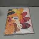 MEHOFOND 7x5ft Thanksgiving Birthday Backdrop, Our Little Turkey is Turning One Birthday Banner, Fall Pumpkin Maple 1st Party Decorations, Autumn Turkey First Birthday Party Decor Photo Props