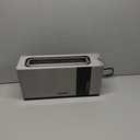 Mueller UltraToast Full Stainless Steel Toaster 4 Slice, Long Extra-Wide Slots for Bagels and Waffles, 6 Browning Levels, LED Display, Cancel/Defrost/Reheat Functions & Removable Tray, Kitchen Gadgets