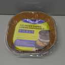 Air Fryer Paper Liners, 125Pcs Parchment Paper, Air Fryer Liners Disposable for Microwave, Non-Stick Air Fryer Liner Square Free of Bleach (8i)