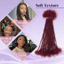 Micro Locs Extesnions Human Hair 0.2cm Thickness Sisterlocks Curly Tips, Full Handmade Interlocking Permanent Soft Dreadlock Extensions Natural Looking Locs (BUG# 0.2cm, 12 Inch 30 Strands)