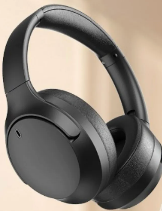 Noise-Canceling Bluetooth Headphones: Wireless & Wired Universal Headset with Long Battery Life Black