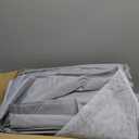 79x79 Inch Baby Playpen for Babies and Toddlers, Extra Large Play Yards for Indoor & Outdoor with Zipper Gates, Breathable Mesh with Anti-Slip Base (Grey)