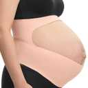 Momcozy Pregnancy Belly Band, CozySupport Ergonest Maternity Belly Band, Invisible Pregnancy Belt for Back, Abdomen, Waist