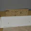 AMADA HOMEFURNISHING Floating Shelves Large, 24 x 7 Inch Wall Shelves for Bathroom, Bedroom, Kitchen, Shelves for Wall Decor Set of 2, White - AMFS06