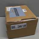 Ceramic Silver Flower Vase, Crinkle Paper Shape, Metal Decorative Home Accent (Large)