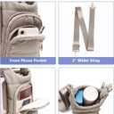 Water Bottle Holder with Strap for 30/32 oz, Crossbody Water Bottle Carrier Bag with RFID Blocking Phone Pocket