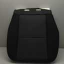 Black Driver Bottom Cloth Seat Cover and Sponge Cushion Replacement for 2007-2014 Silverado 1500